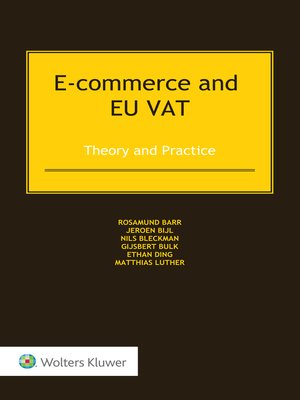 cover image of E-commerce and EU VAT